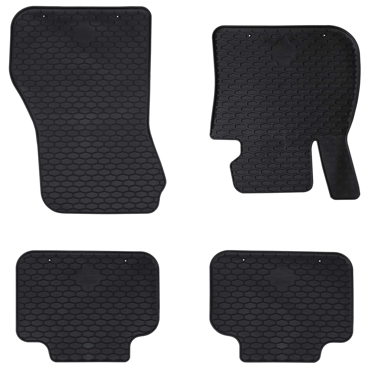 Autobodemmat 4 pcs Zwart geschikt voor BMW 1er 2017- Rubber is nu te koop bij PeponiXL, paradijselijk wonen!