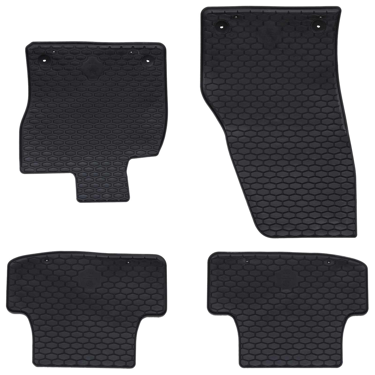Autobodemmat 4 pcs Zwart geschikt voor VW T-ROC 2017- Rubber is nu te koop bij PeponiXL, paradijselijk wonen!