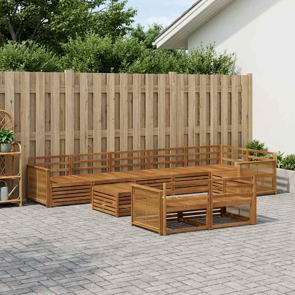 Buiten bankenset 9 pcs is nu te koop bij PeponiXL, paradijselijk wonen!