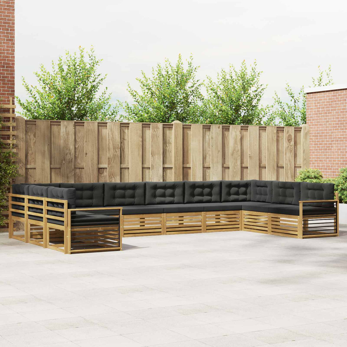 Sofa-Sets Massief Acaciahout is nu te koop bij PeponiXL, paradijselijk wonen!