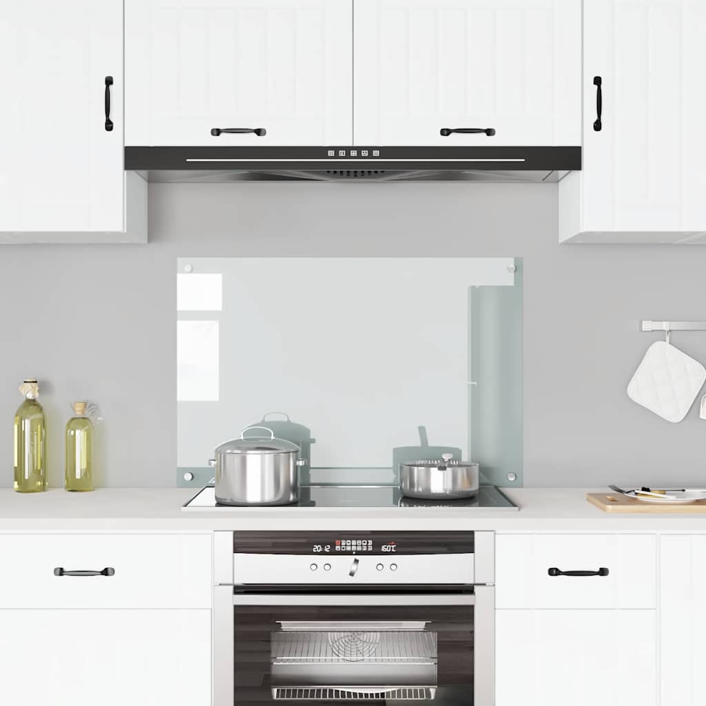 Spatscherm keuken 90x60 cm gehard glas transparant is nu te koop bij PeponiXL, paradijselijk wonen!