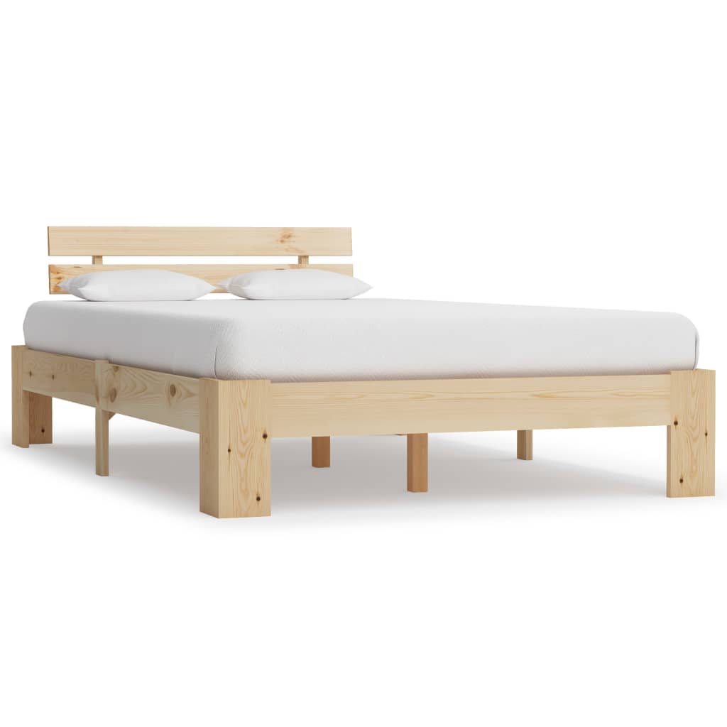 Bedframe massief grenenhout 120x200 cm is nu te koop bij PeponiXL, paradijselijk wonen!