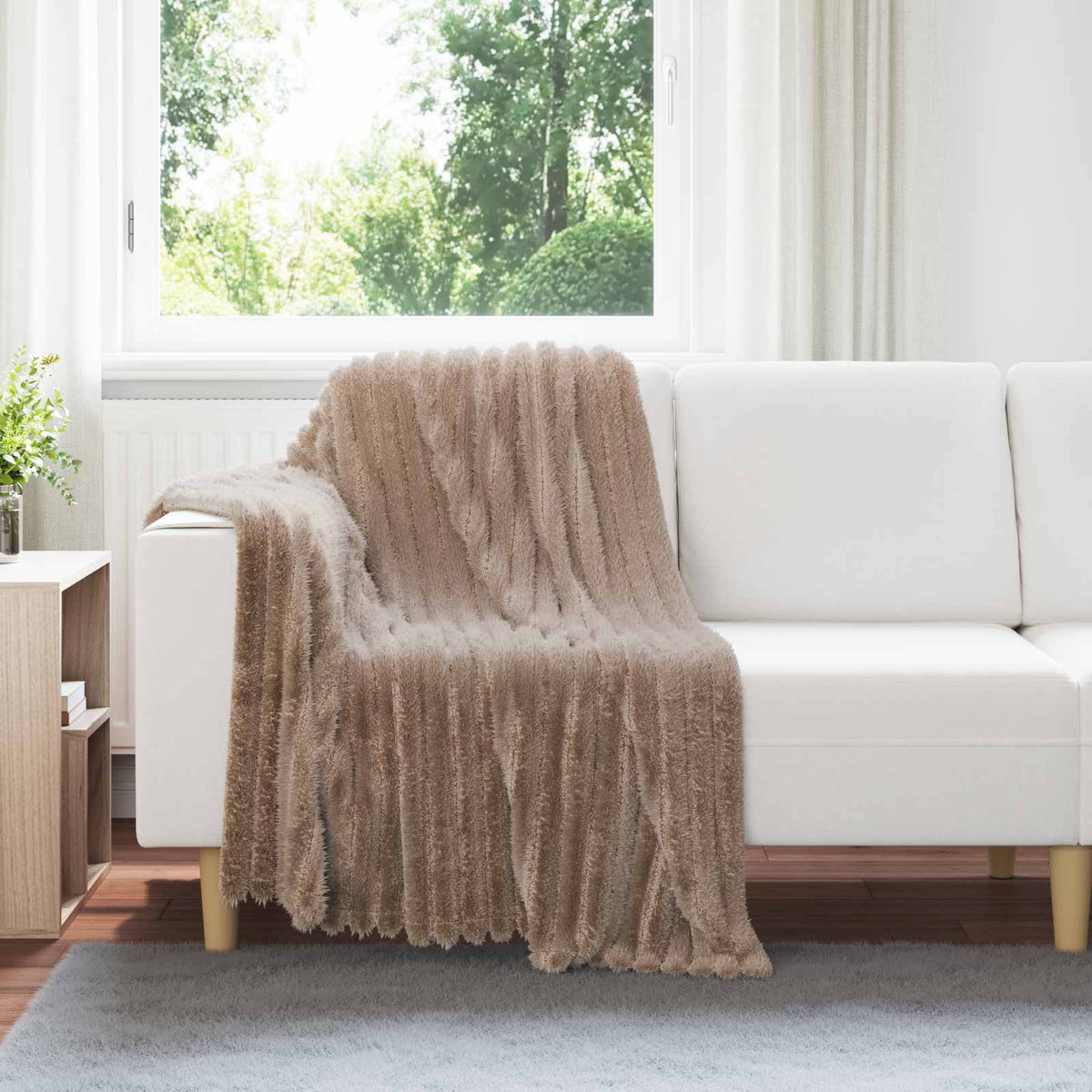 Kleden 6 pcs Kameel 150 x 130 cm Fleece is nu te koop bij PeponiXL, paradijselijk wonen!