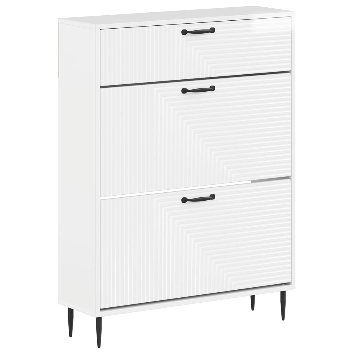Schoenenkast HAARLEM 78 x 24 x 103 cm Bewerkt hout is nu te koop bij PeponiXL, paradijselijk wonen!