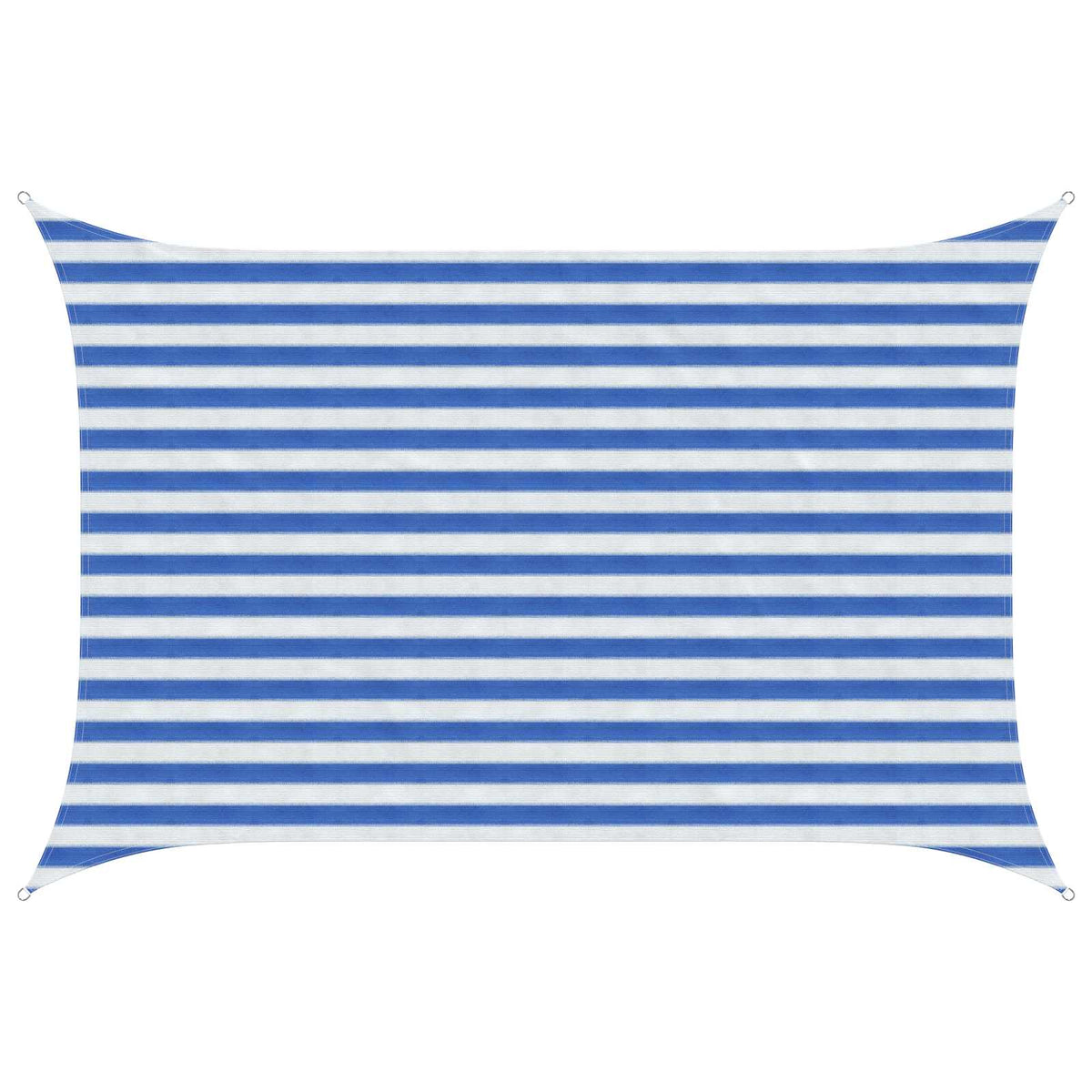Zonneschaduwzeil Blauw en Wit 2 x 2,5 m HDPE is nu te koop bij PeponiXL, paradijselijk wonen!