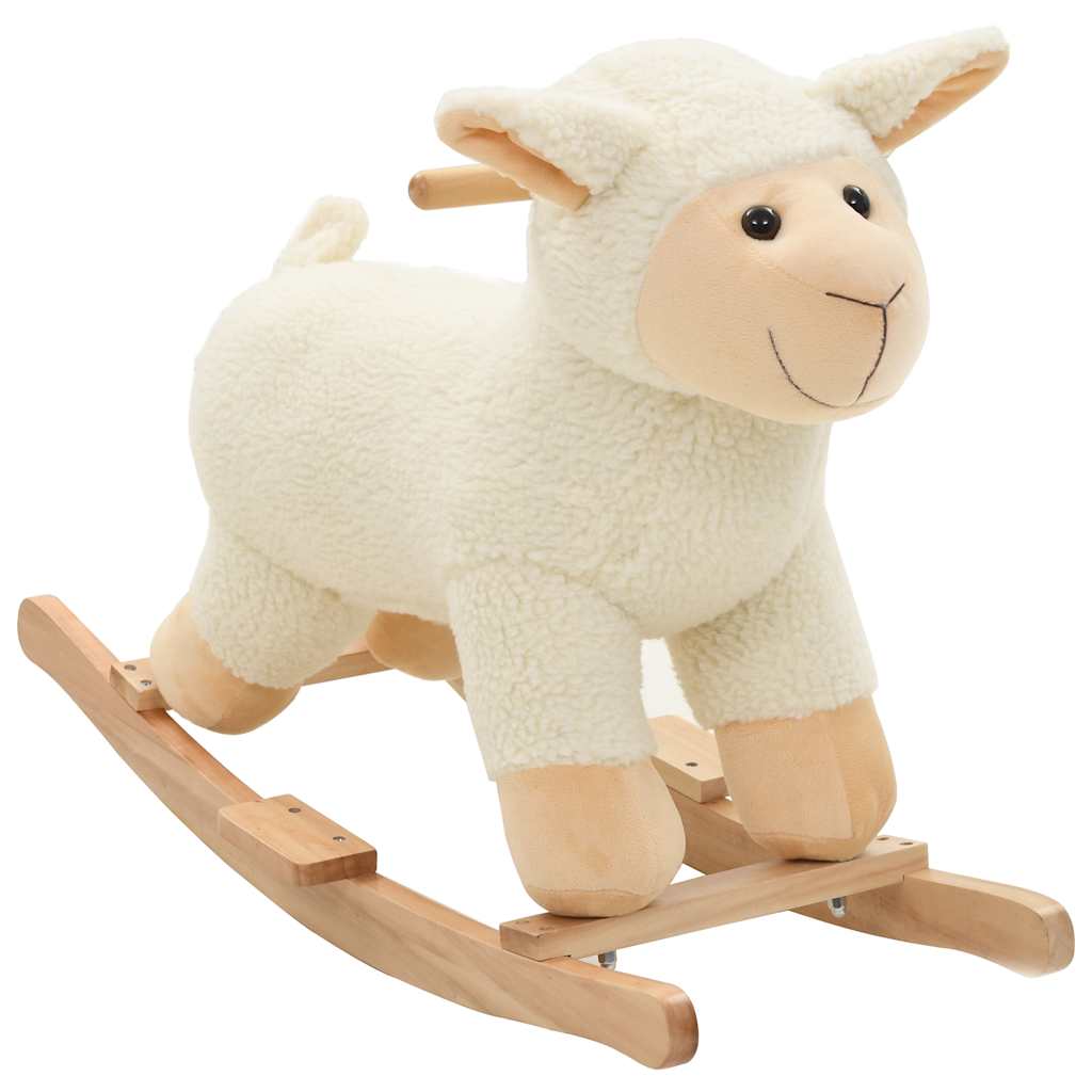 Hobbeldier schaap 78x34x58 cm pluche wit is nu te koop bij PeponiXL, paradijselijk wonen!
