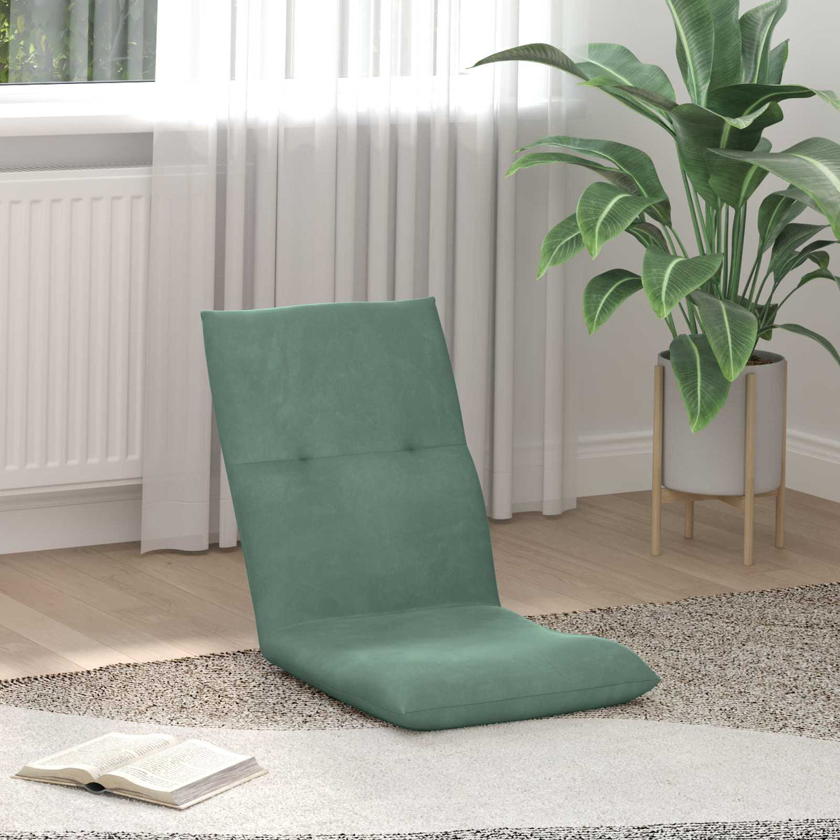 Vloerstoel Zeegroen 46 x 50 x 61 cm Fluweel is nu te koop bij PeponiXL, paradijselijk wonen!