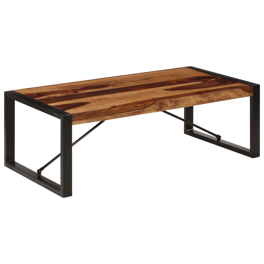 Salontafel 120x60x40 cm massief acaciahout is nu te koop bij PeponiXL, paradijselijk wonen!