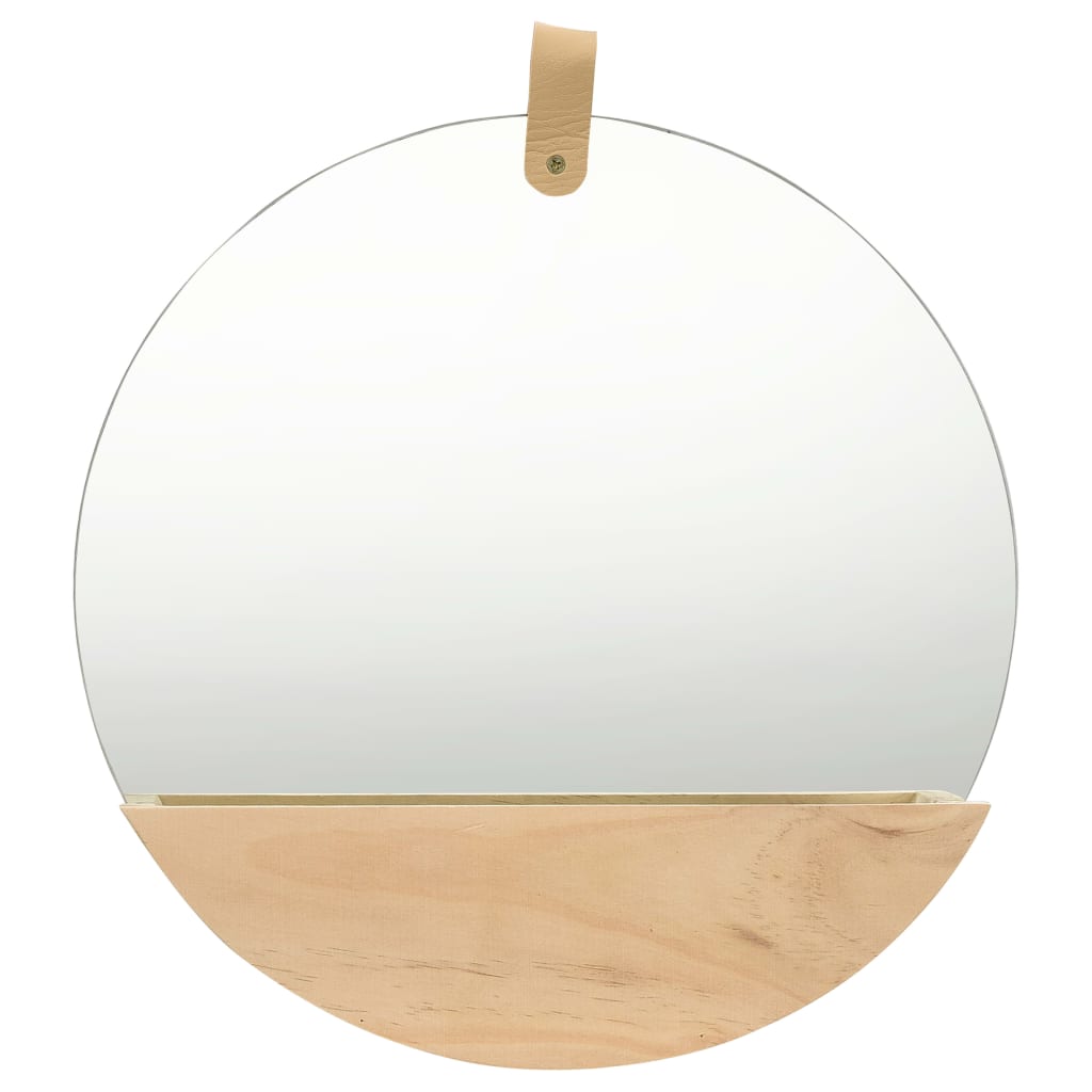 Wandspiegel 35 cm massief grenenhout is nu te koop bij PeponiXL, paradijselijk wonen!
