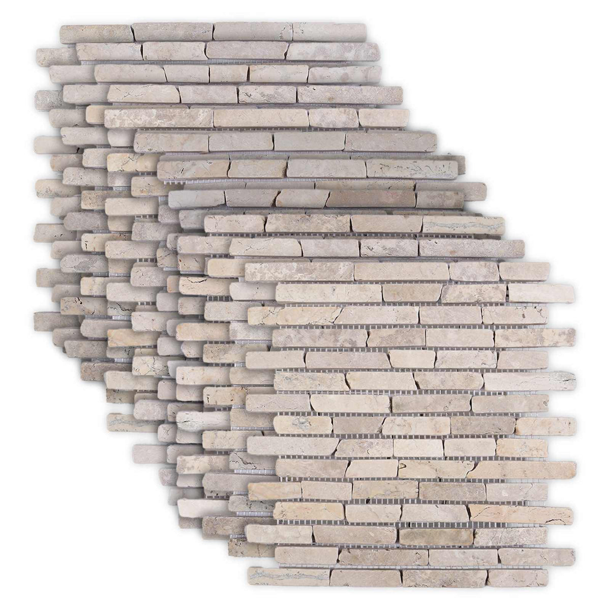 Mozaïek Tegels Crèmekleurig 30 x 30 cm Marmer is nu te koop bij PeponiXL, paradijselijk wonen!