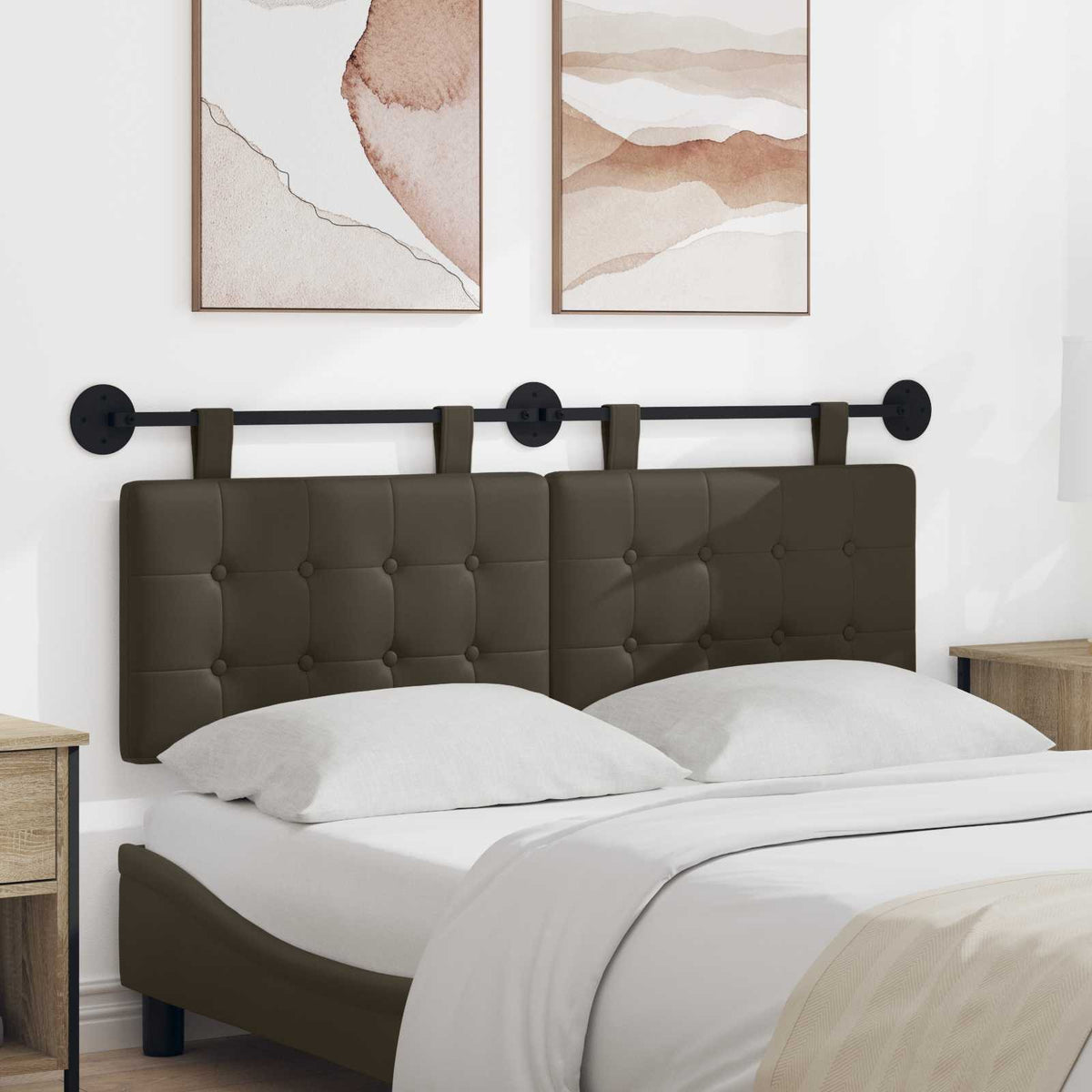 Hangend hoofdbord Kunstleer is nu te koop bij PeponiXL, paradijselijk wonen!