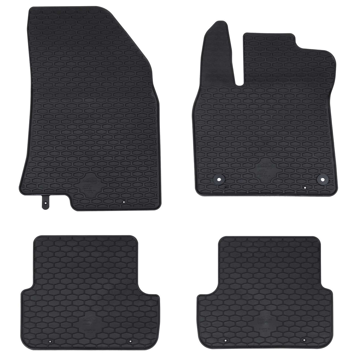 Autobodemmat 4 pcs Zwart geschikt voor SANDERO 2020- Rubber is nu te koop bij PeponiXL, paradijselijk wonen!