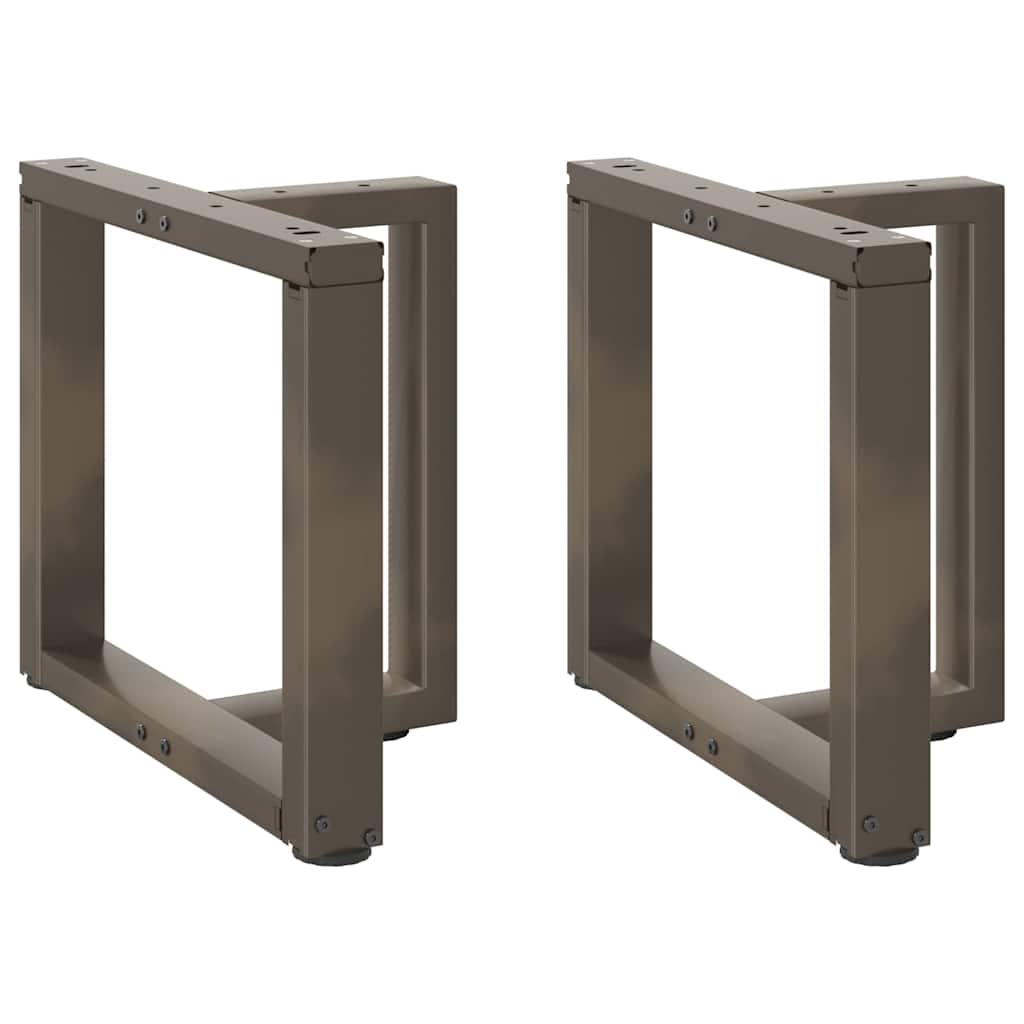 Salontafelpoten 2 st T-vormig 50x25x(42-43) cm staal naturel is nu te koop bij PeponiXL, paradijselijk wonen!