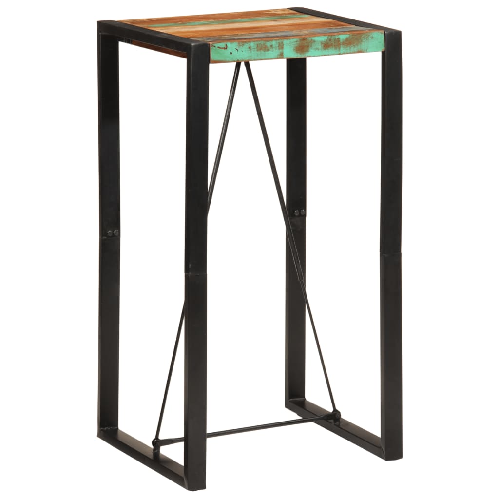 Bartafel 60x55x110 cm massief gerecycled hout is nu te koop bij PeponiXL, paradijselijk wonen!