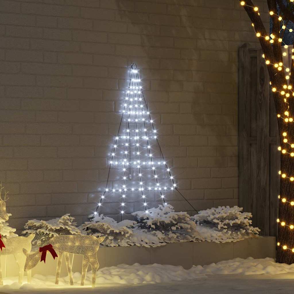 LED Kerstboom met Grondspiesjes Koudwit 182 cm Metaal is nu te koop bij PeponiXL, paradijselijk wonen!
