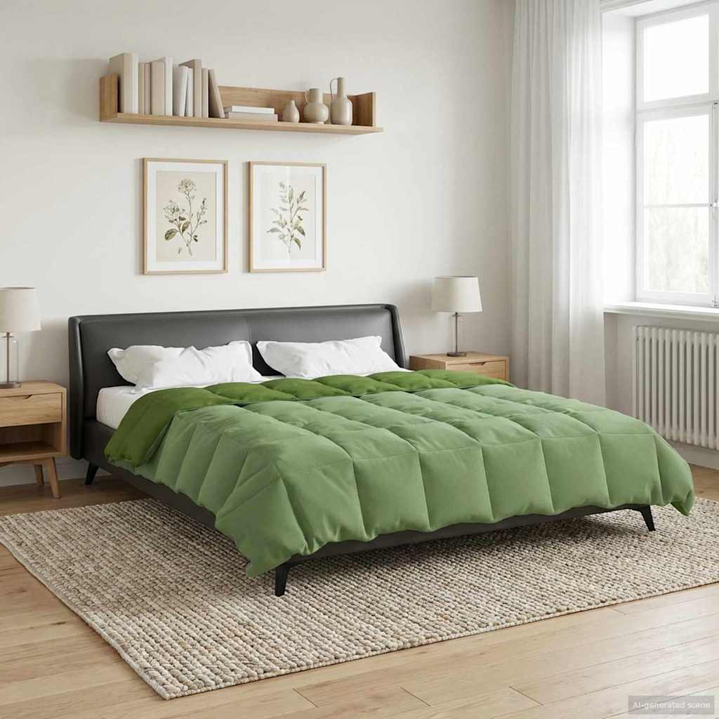 Zomer Dekbed Gekwilt Groen 200 x 240 cm Microfiber is nu te koop bij PeponiXL, paradijselijk wonen!