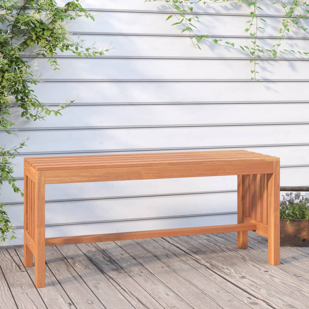 Tuinbank 110 cm massief eucalyptushout is nu te koop bij PeponiXL, paradijselijk wonen!
