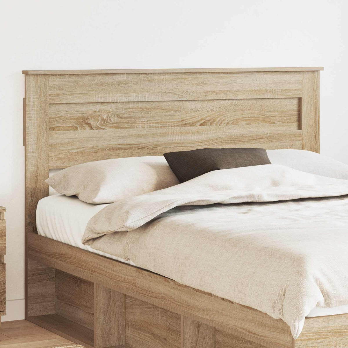 Hoofdbord Sonoma Eiken Bewerkt hout is nu te koop bij PeponiXL, paradijselijk wonen!