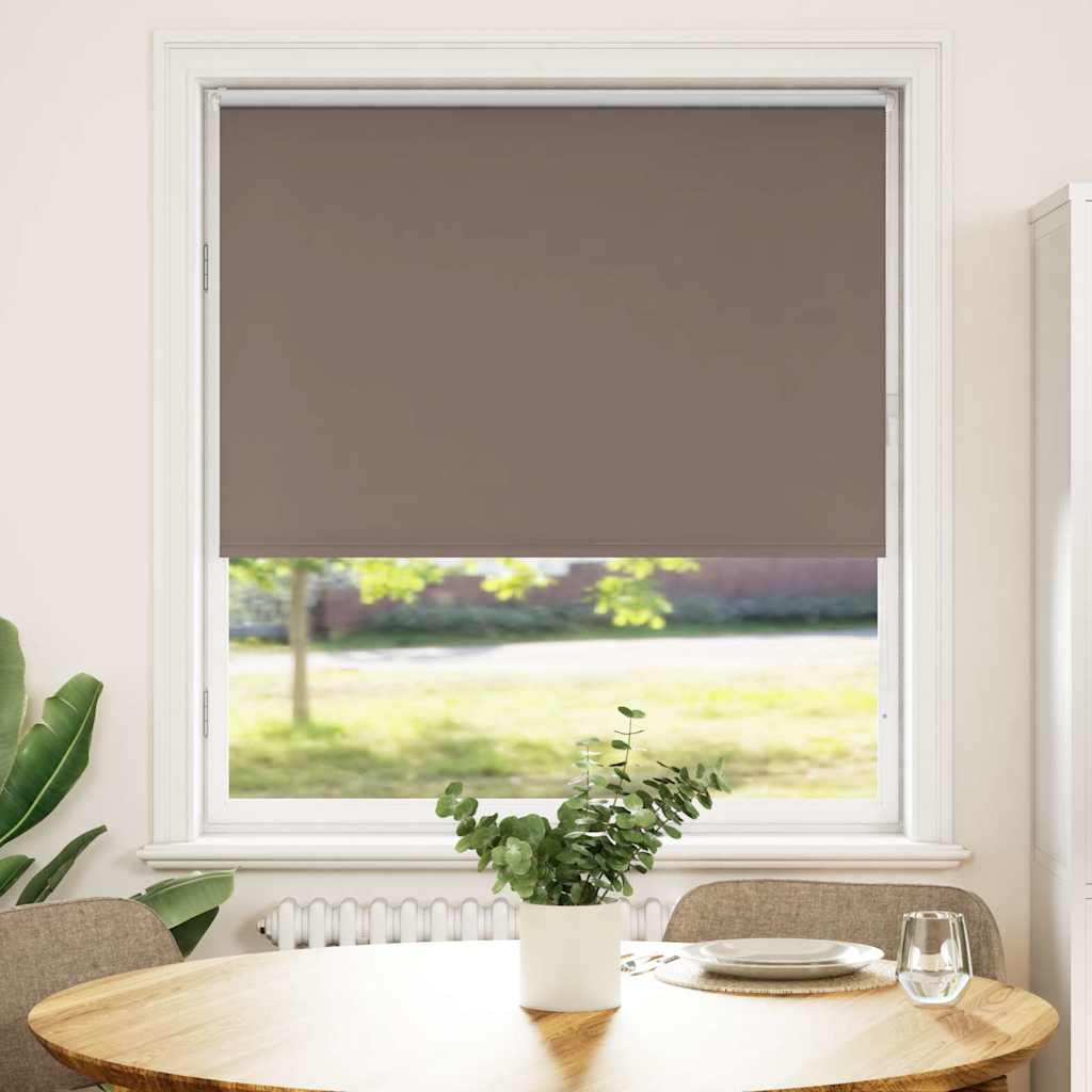 Rolgordijn verduisterend koffie 100x175 cm stofbreedte 95,7 cm is nu te koop bij PeponiXL, paradijselijk wonen!
