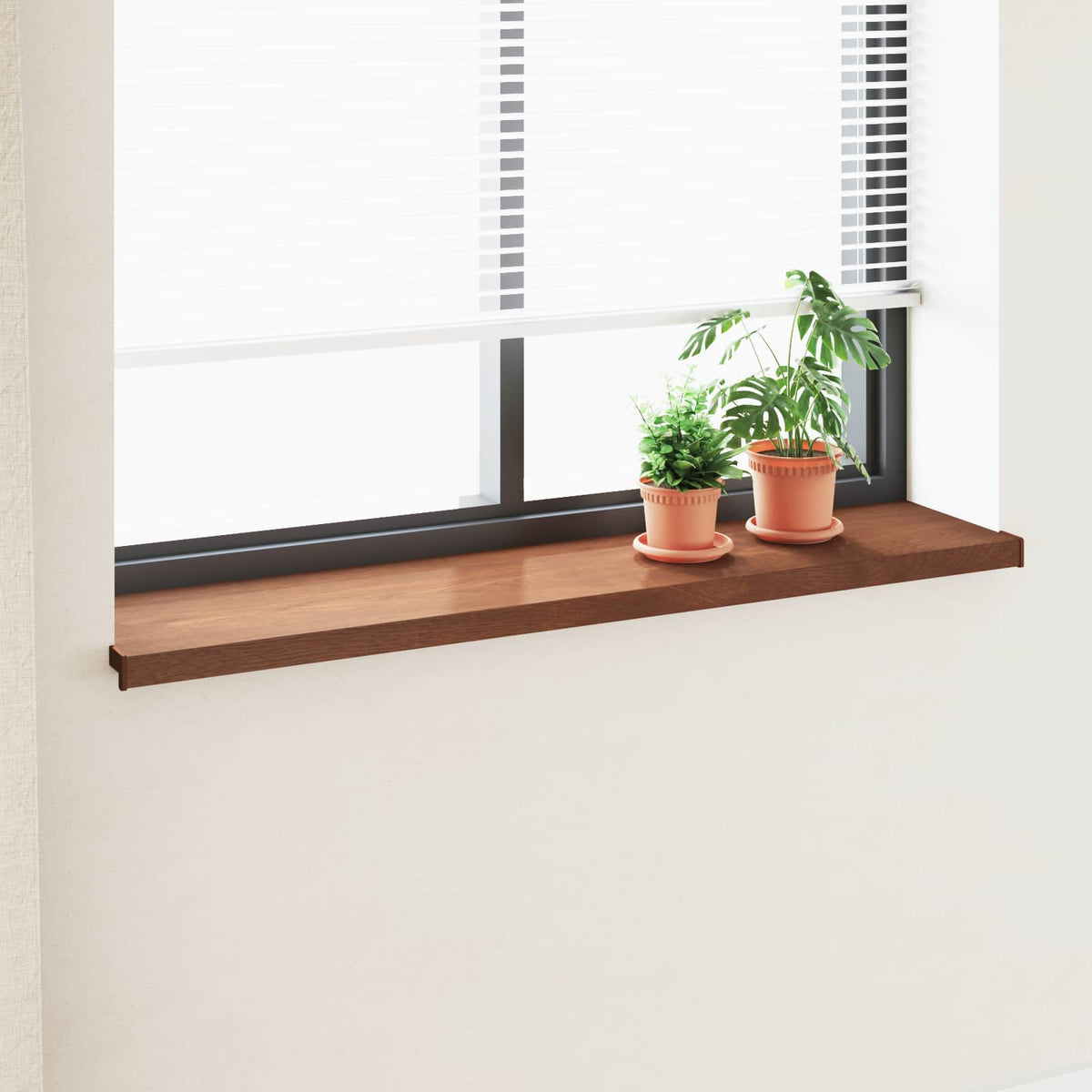 Raamsokkel Bruin hout 140 x 30 x 4,5 cm PVC is nu te koop bij PeponiXL, paradijselijk wonen!