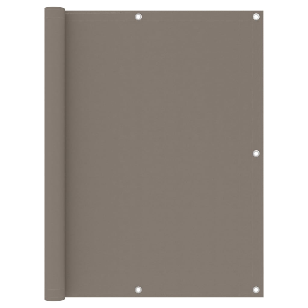 Balkonscherm 120x600 cm oxford stof taupe is nu te koop bij PeponiXL, paradijselijk wonen!