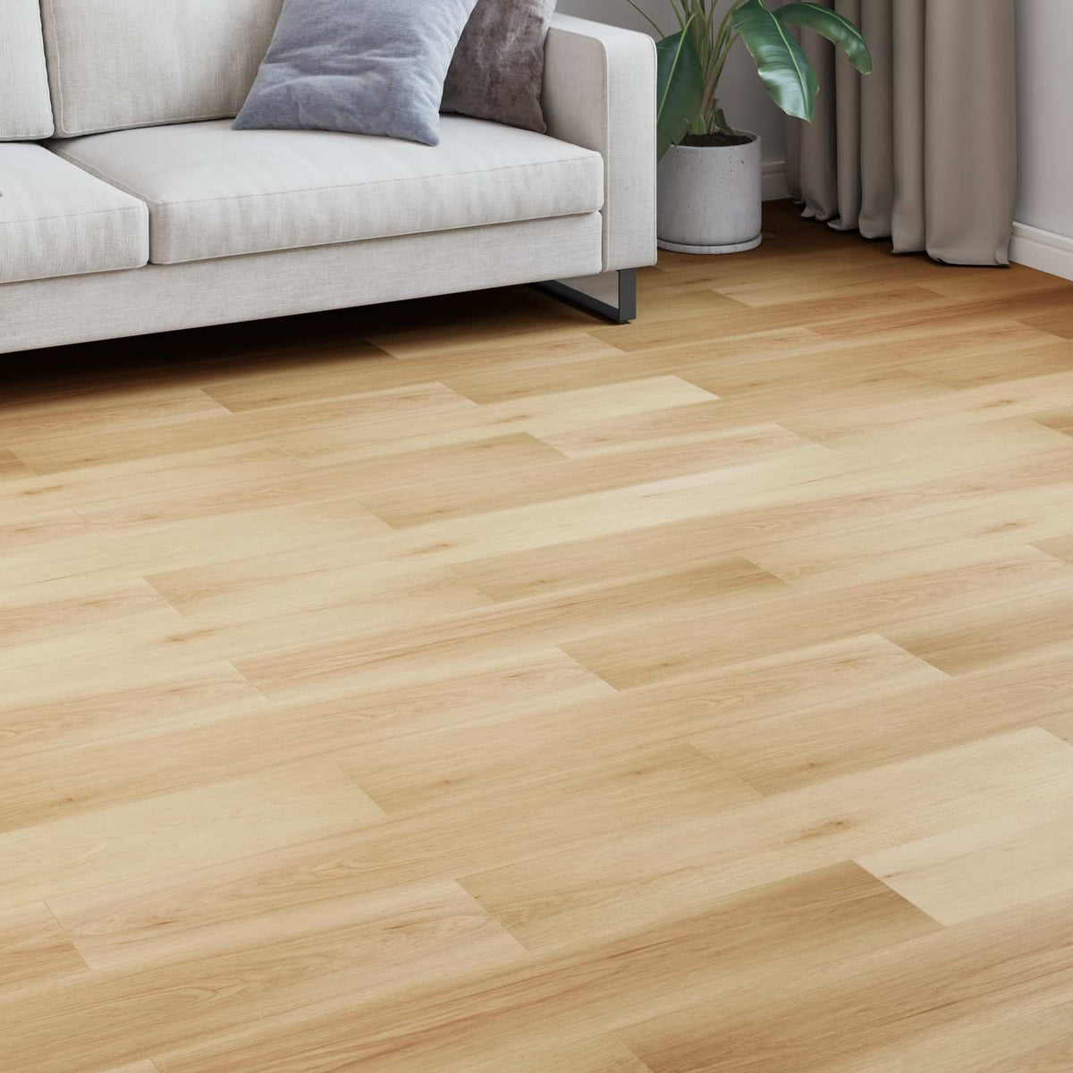 Laminaatvloer 15 pcs Licht Maple 101 x 20 x 0,8 cm Bewerkt hout is nu te koop bij PeponiXL, paradijselijk wonen!