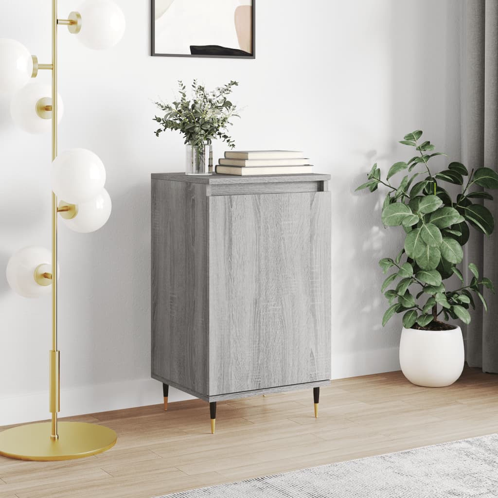 Dressoir 40x35x70 cm bewerkt hout grijs sonoma is nu te koop bij PeponiXL, paradijselijk wonen!
