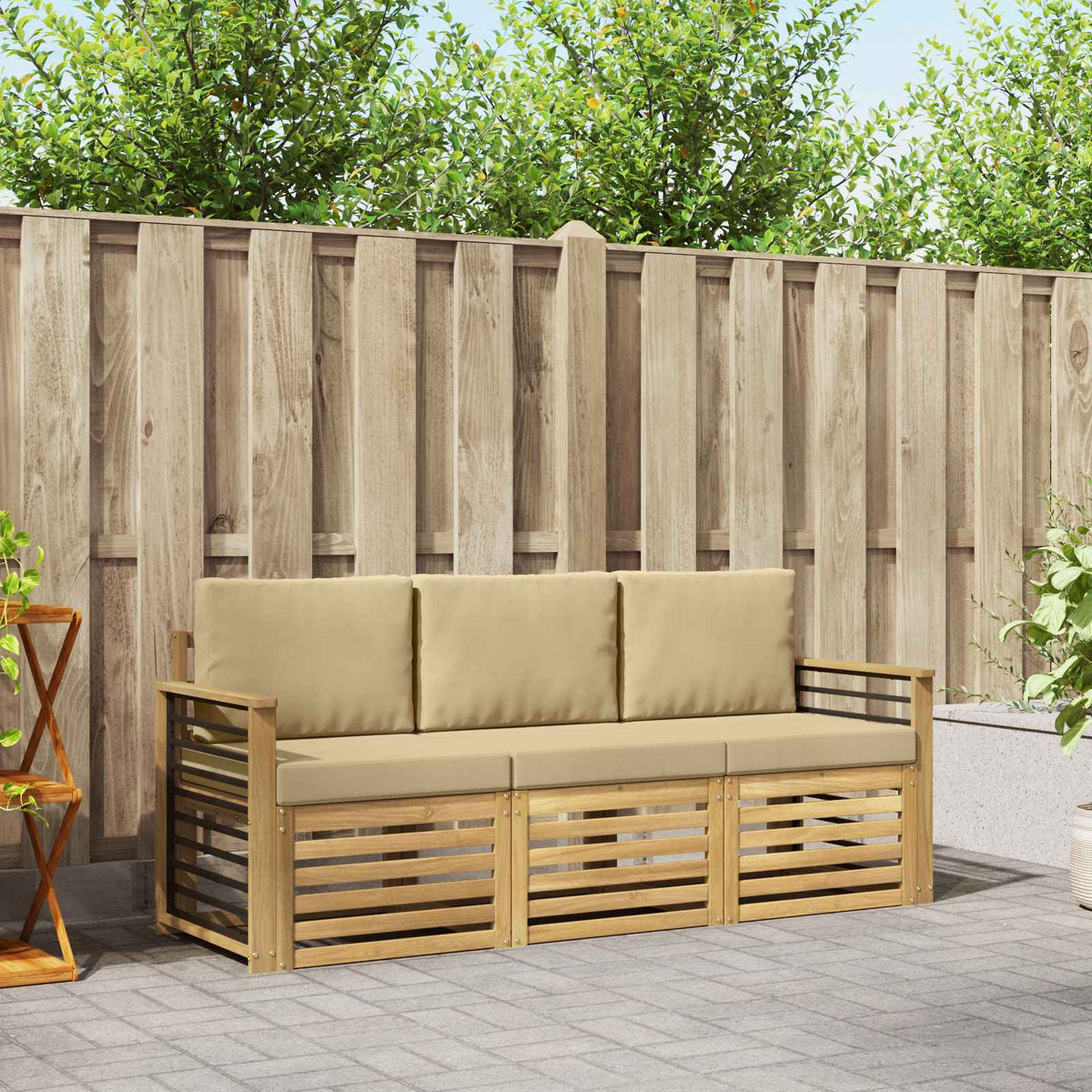 Sofa-Sets Massief Acaciahout is nu te koop bij PeponiXL, paradijselijk wonen!