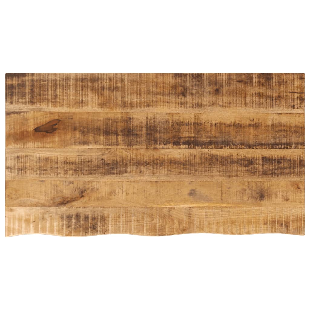 Tafelblad met natuurlijke rand 120x60x3,8 cm massief mangohout is nu te koop bij PeponiXL, paradijselijk wonen!