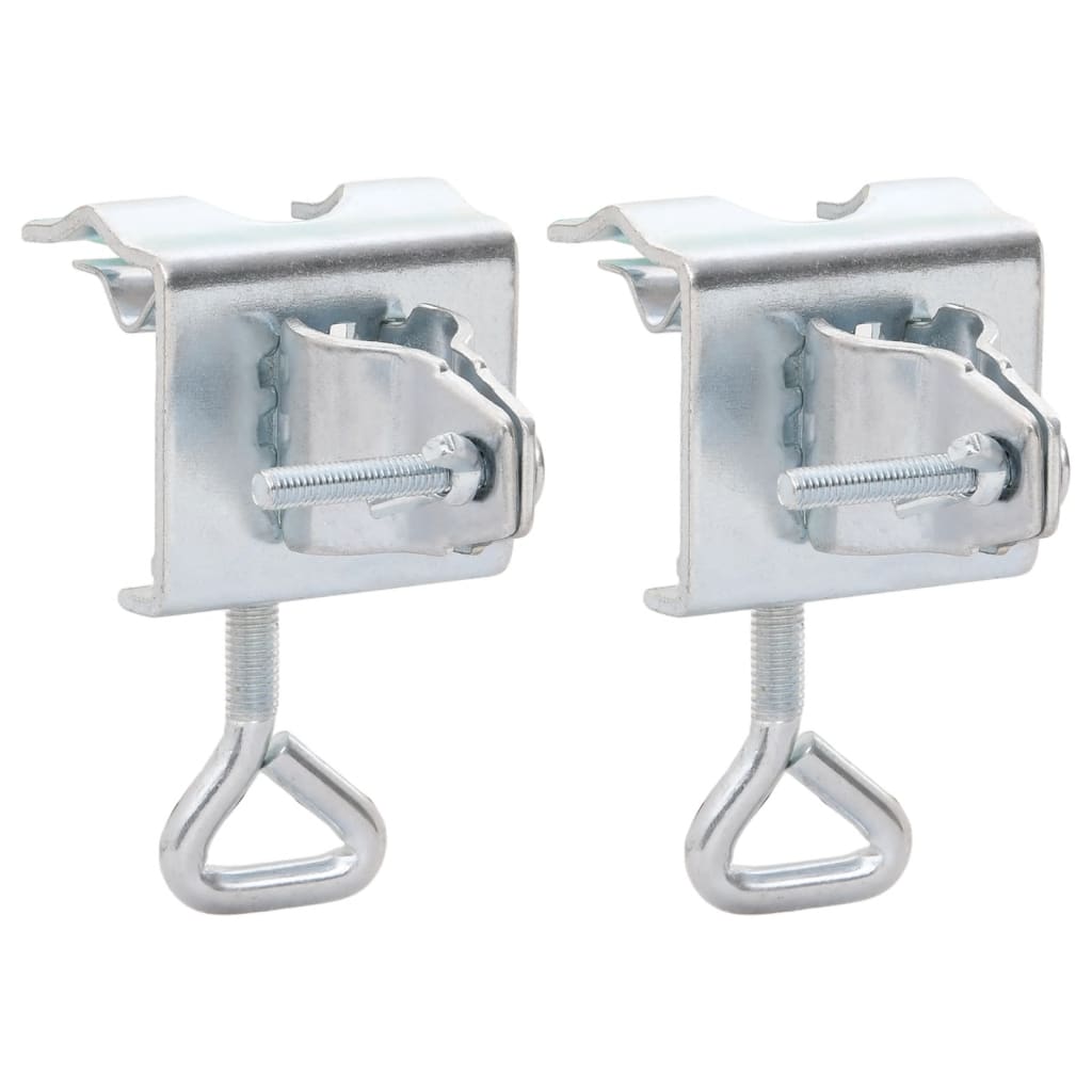 Parasolklemmen voor balkon 2 st 32 mm gegalvaniseerd staal is nu te koop bij PeponiXL, paradijselijk wonen!