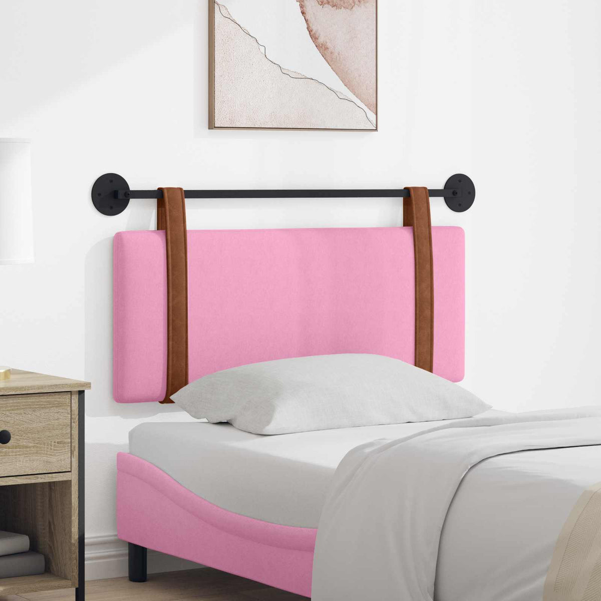 Hangend hoofdbord Roze Antiek PU is nu te koop bij PeponiXL, paradijselijk wonen!