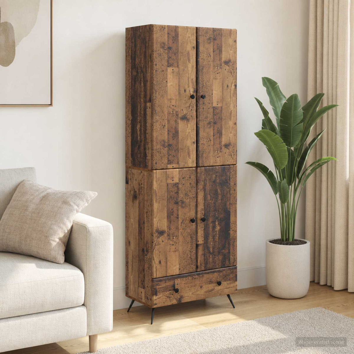 Kastenset 2 pcs Oud hout Bewerkt hout is nu te koop bij PeponiXL, paradijselijk wonen!