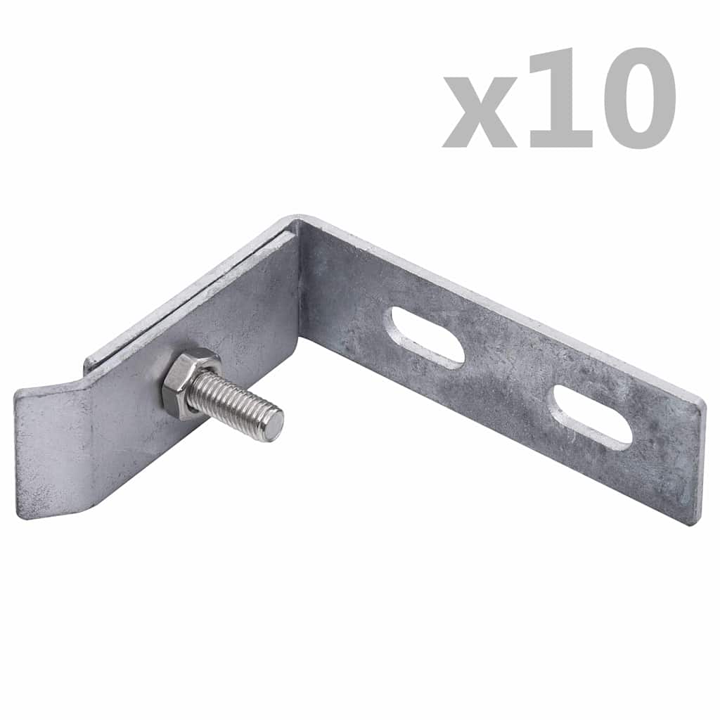 Wand hoekverbinding 10 sets zilverkleurig is nu te koop bij PeponiXL, paradijselijk wonen!