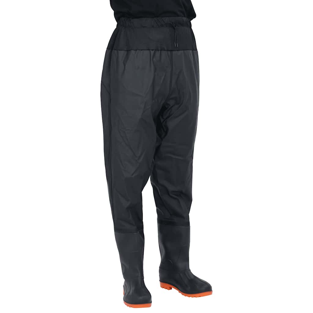 Waadpak met laarzen maat 46 zwart is nu te koop bij PeponiXL, paradijselijk wonen!