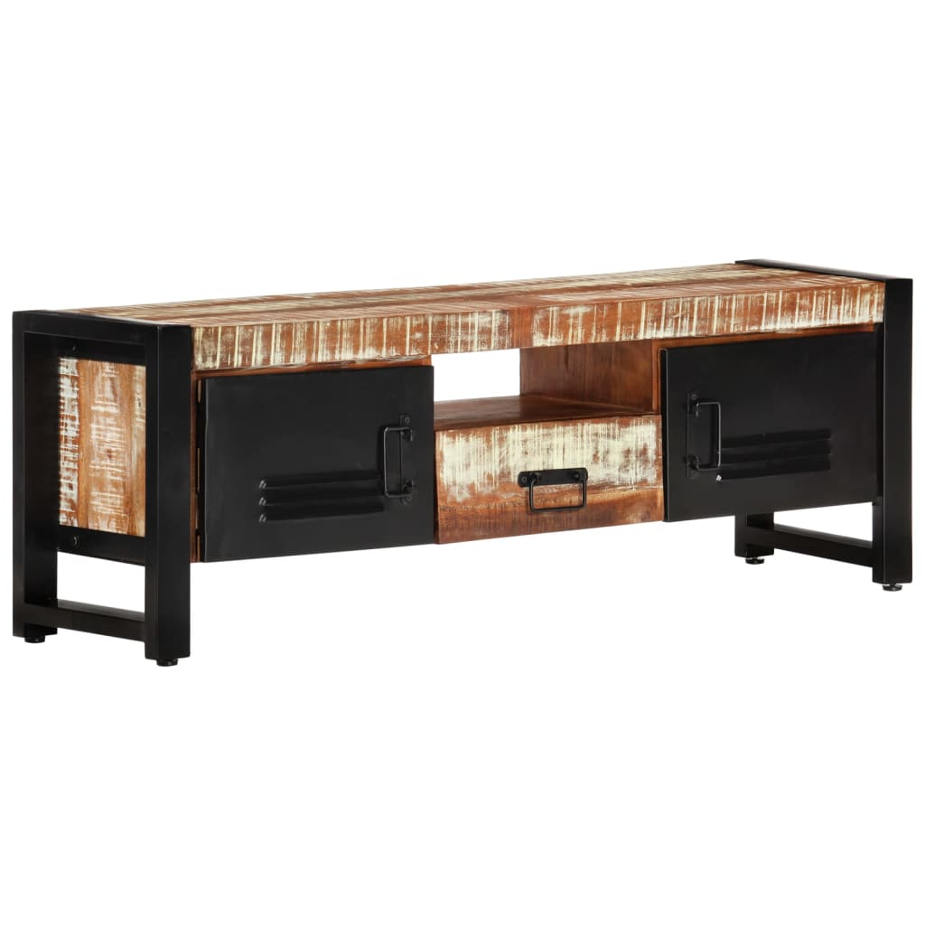 Tv-meubel 120x30x40 cm massief gerecycled hout is nu te koop bij PeponiXL, paradijselijk wonen!