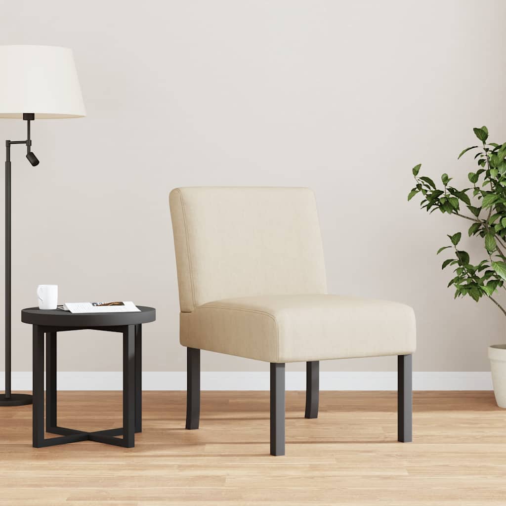 Stoel stof crèmekleurig is nu te koop bij PeponiXL, paradijselijk wonen!