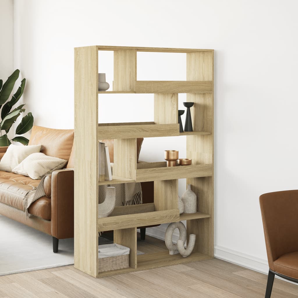 kamerscherm 100x33x156,5 cm bewerkt hout sonoma eikenkleurig is nu te koop bij PeponiXL, paradijselijk wonen!
