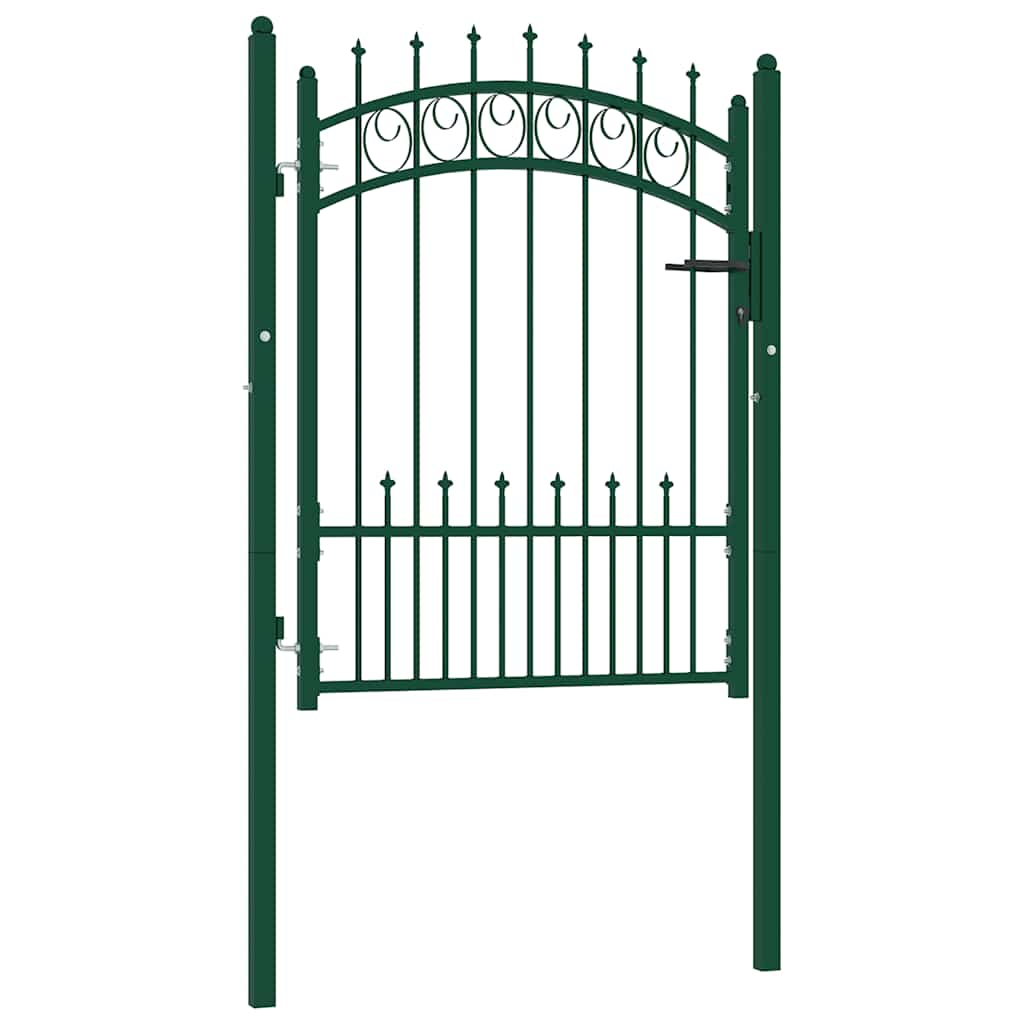 Hekpoort EMMEN met stalen pinnen 104x109,5 cm groen is nu te koop bij PeponiXL, paradijselijk wonen!
