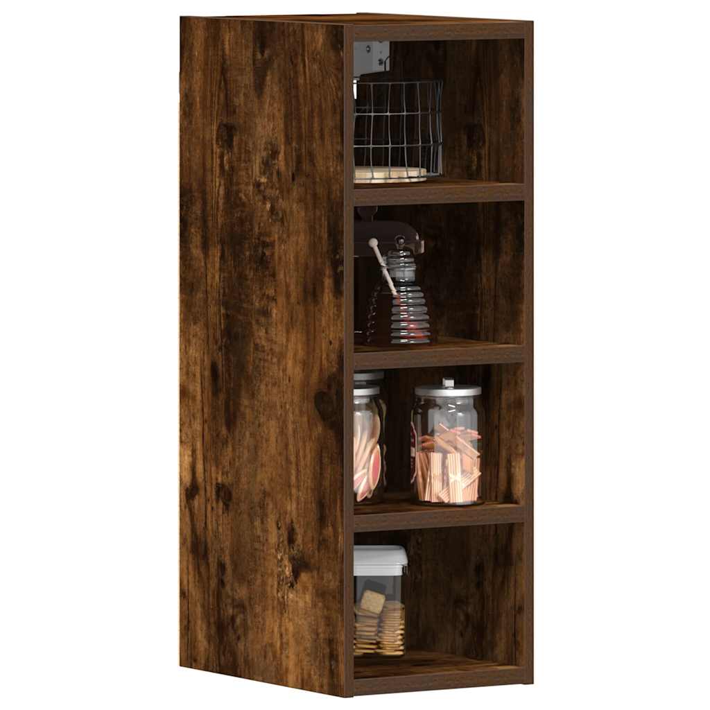 Bovenkast Riga 20x29,5x60 cm bewerkt hout gerookt eikenkleurig is nu te koop bij PeponiXL, paradijselijk wonen!