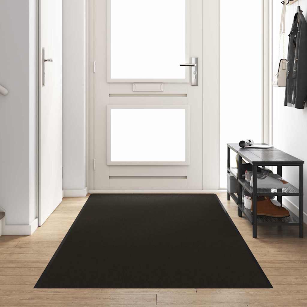 Deurmat Zwart 120 x 350 cm 100% Polyamide is nu te koop bij PeponiXL, paradijselijk wonen!