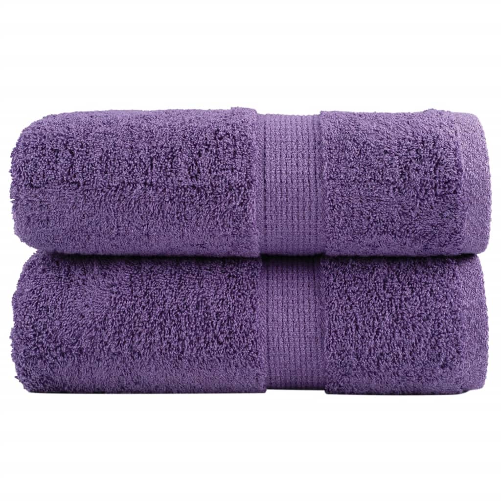 Premium washandjes SOLUND 2 st paars 30x30 cm 600 g/m2 is nu te koop bij PeponiXL, paradijselijk wonen!