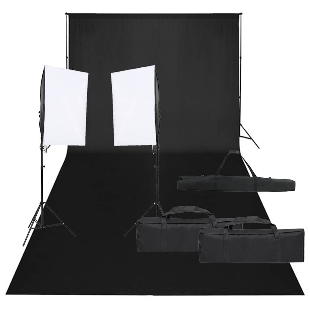 Fotostudioset met verlichtingsset en achtergrond is nu te koop bij PeponiXL, paradijselijk wonen!