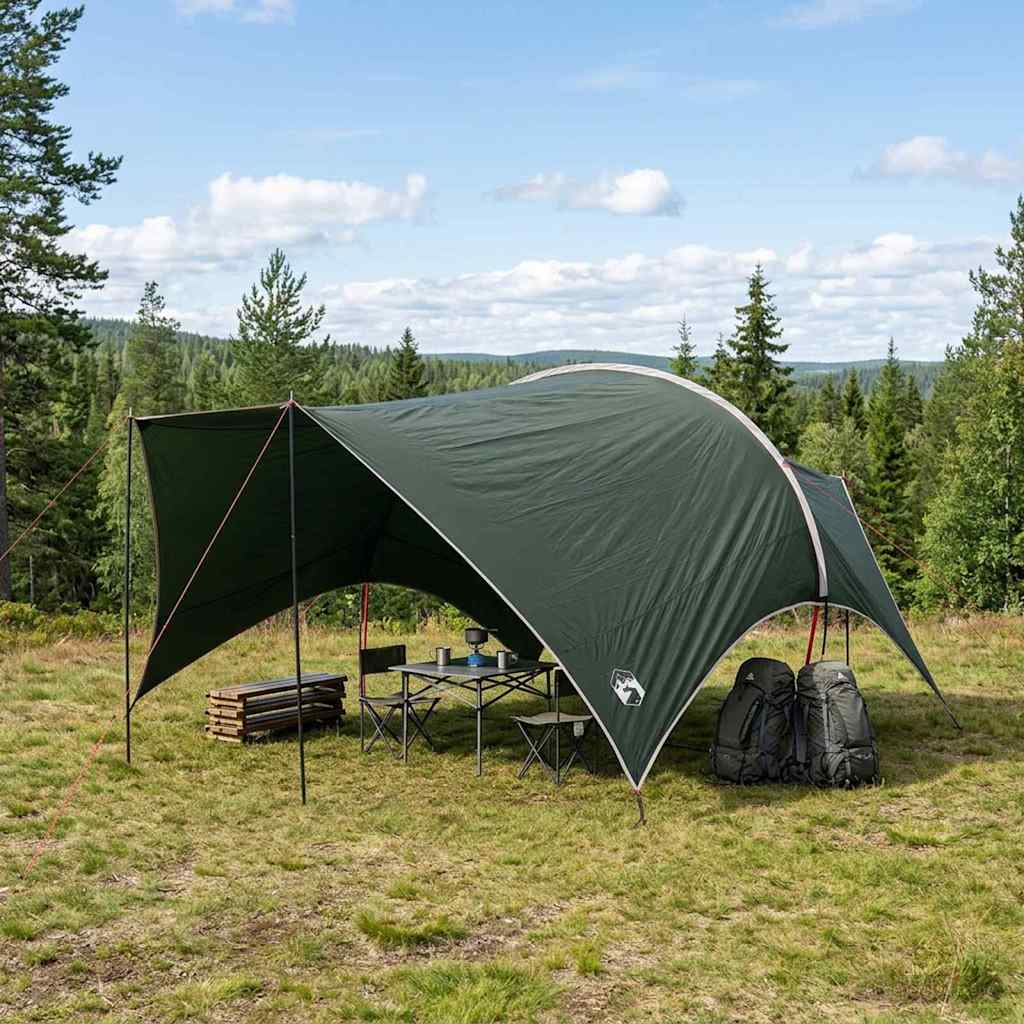 Camping Tarp Waterbestendig Legergroen 550 x 400 x 230 cm is nu te koop bij PeponiXL, paradijselijk wonen!