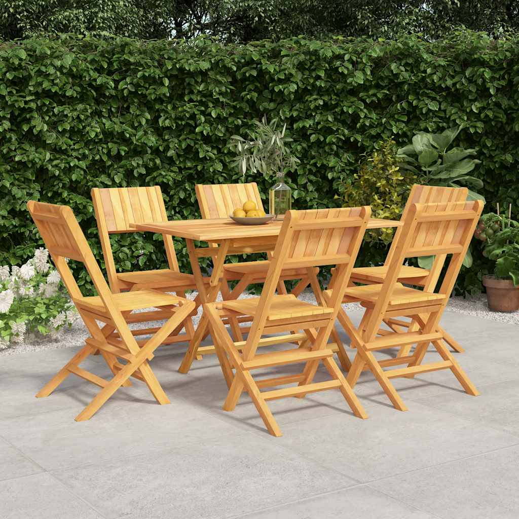 7-delige Tuinset massief teakhout is nu te koop bij PeponiXL, paradijselijk wonen!