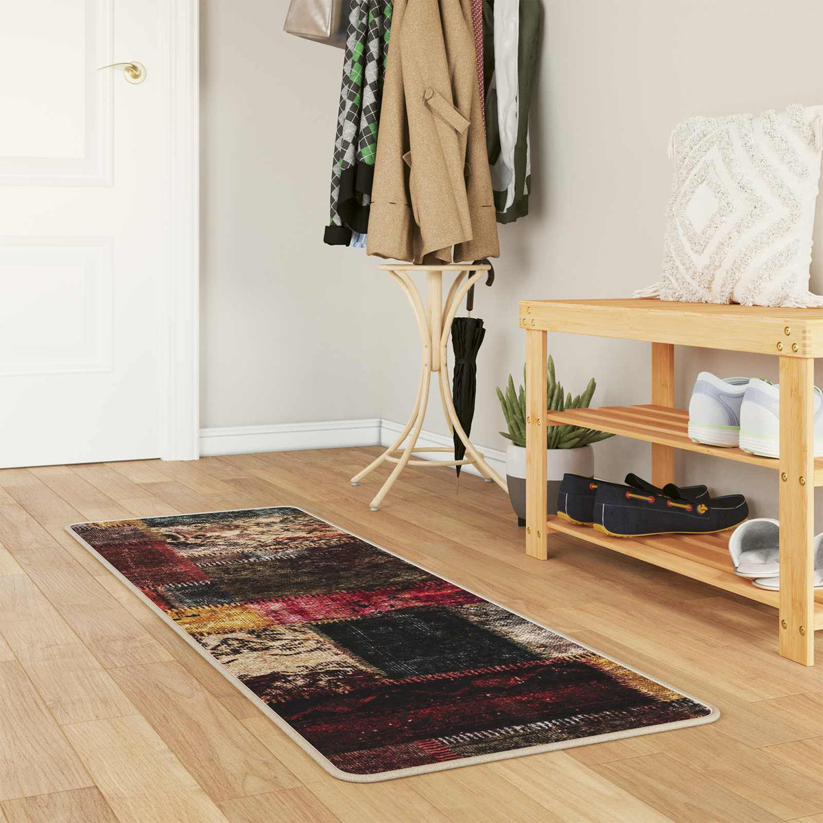 Vloerkleedloper MARSA Multikleur 50 x 100 cm Polyester en PVC is nu te koop bij PeponiXL, paradijselijk wonen!