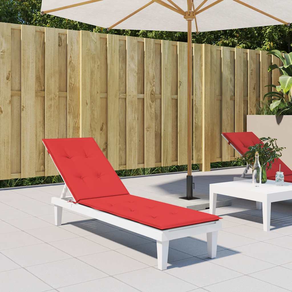 Terrasstoelkussen (75+105)x50x4 cm rood is nu te koop bij PeponiXL, paradijselijk wonen!