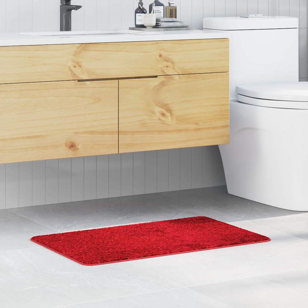 Antislip Badmat Rood 50 x 80 cm PP is nu te koop bij PeponiXL, paradijselijk wonen!