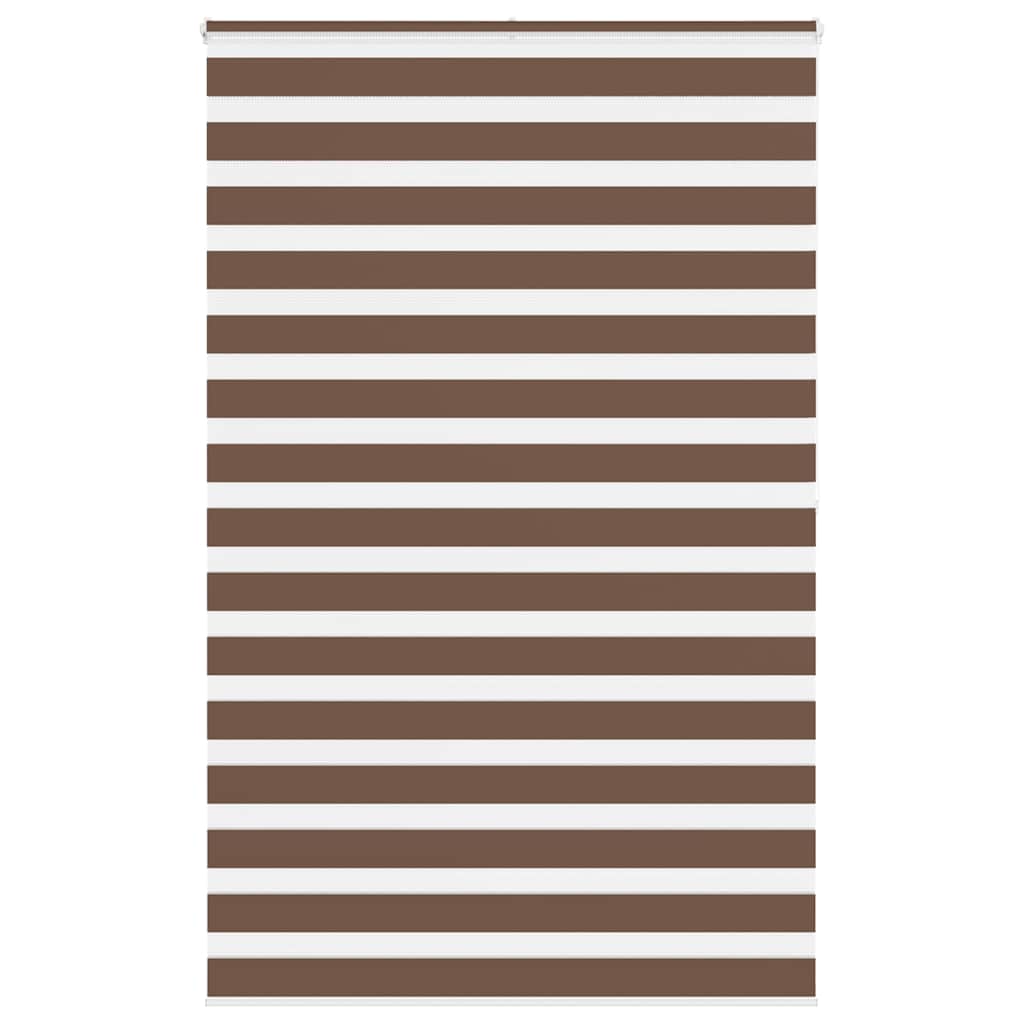 Zebra rolgordijn 140x200 cm stofbreedte 135,9cm polyester bruin is nu te koop bij PeponiXL, paradijselijk wonen!