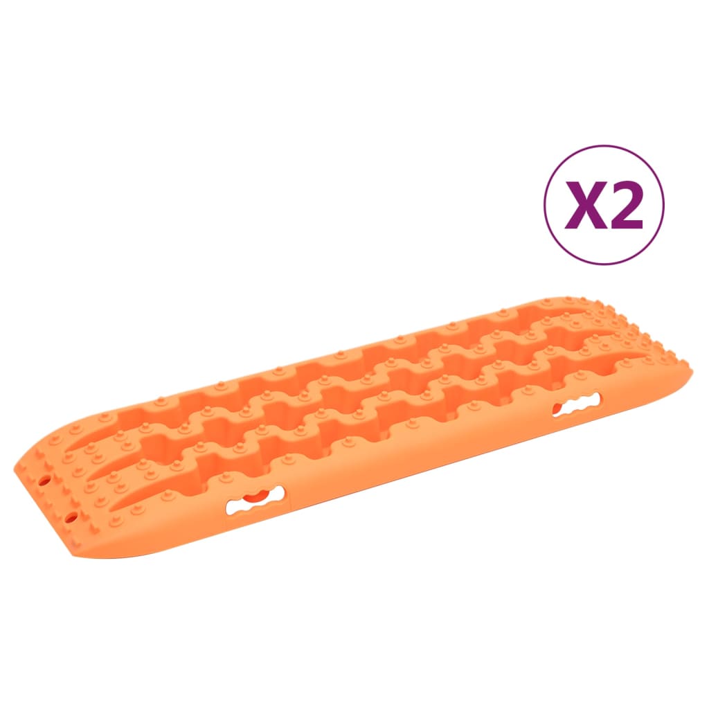 Gripplaten 2 st 106x30,5x7 cm nylon oranje is nu te koop bij PeponiXL, paradijselijk wonen!