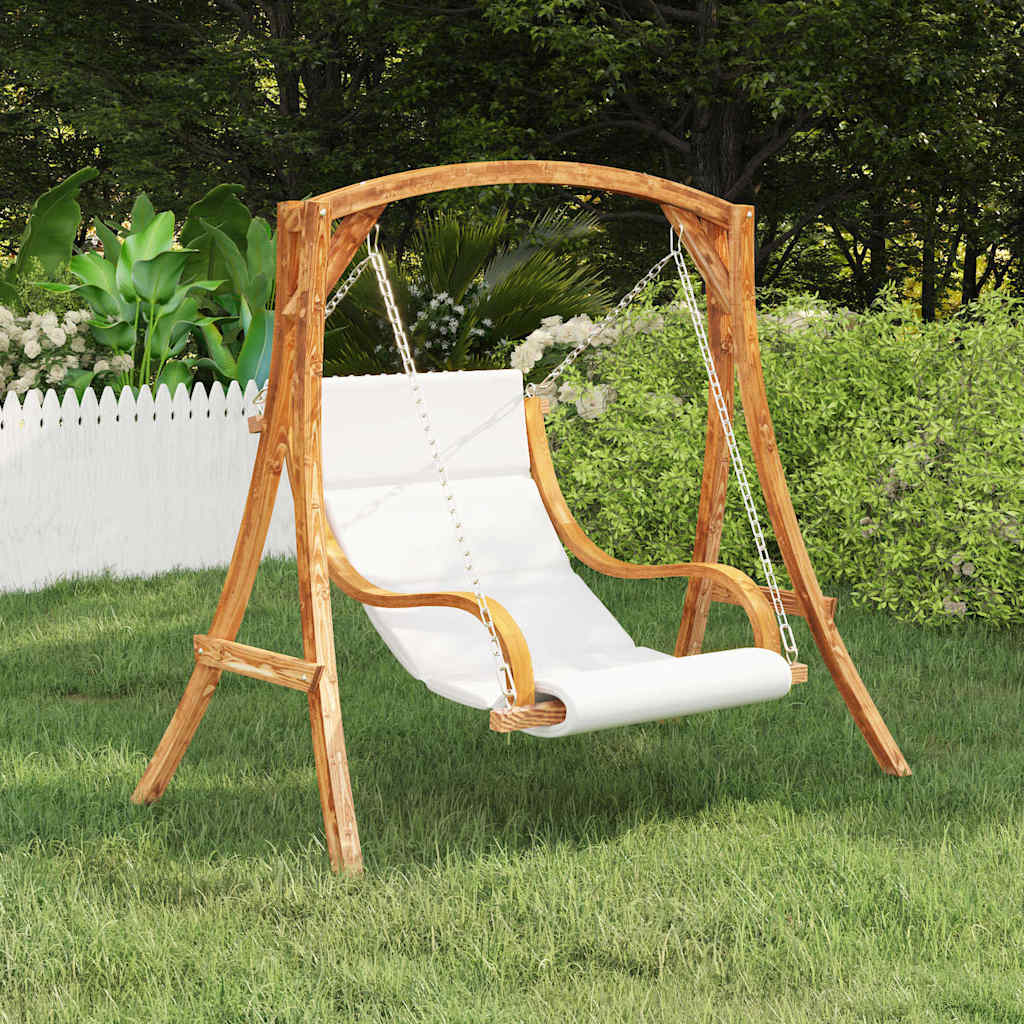 Schommelstoel zonder schommelframe met kussen gebogen hout is nu te koop bij PeponiXL, paradijselijk wonen!